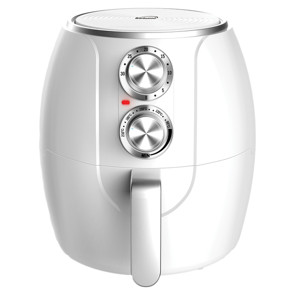 AF-300W Electric Air Fryer with Timer & Temperature Control, White - 3.2 qt. - 1200W