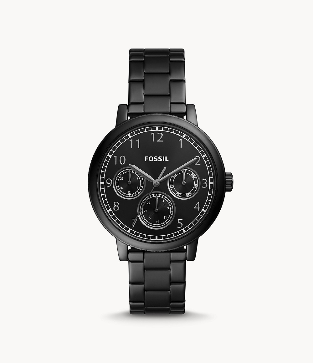 Airlift Multifunction Black Stainless Steel Watch