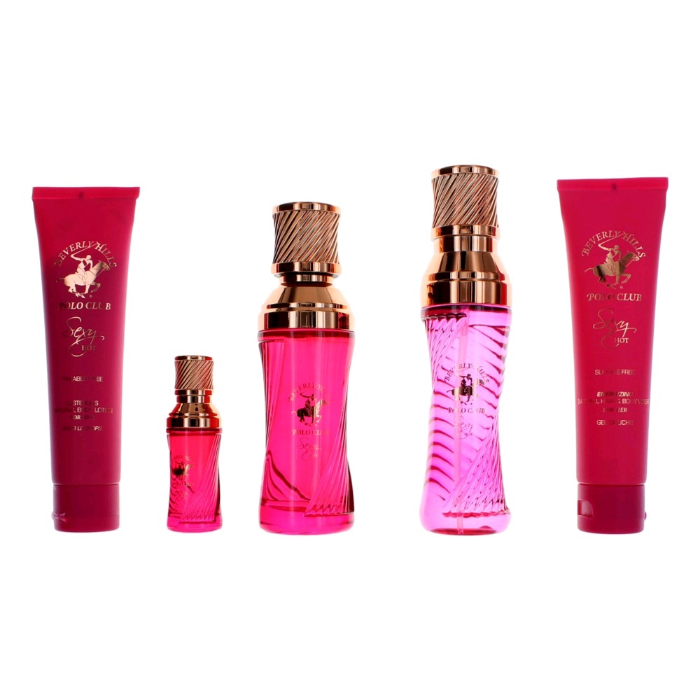 BHPC Sexy Hot by Beverly Hills Polo Club, 5 Piece Gift Set for Women