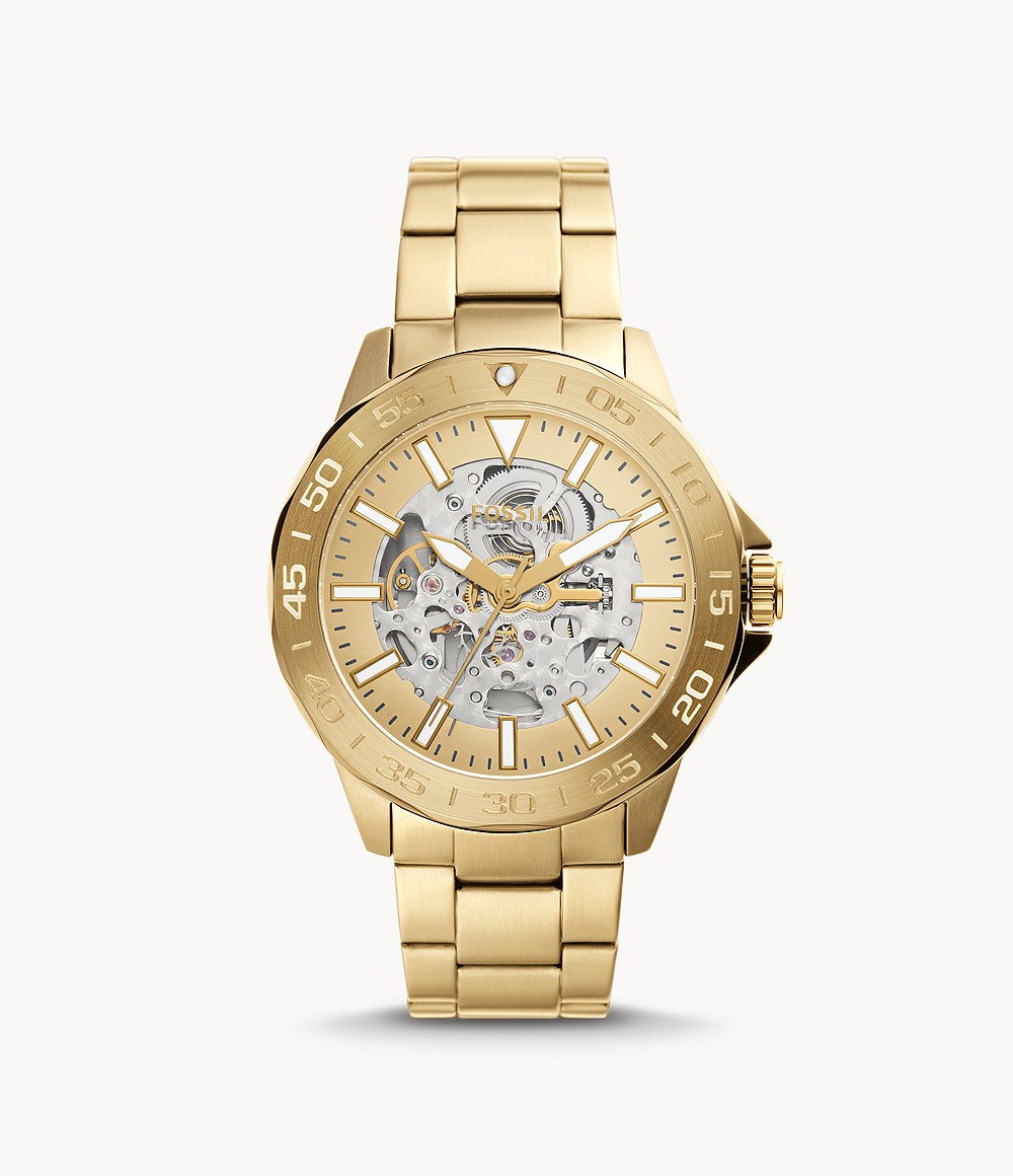 Bannon Automatic Gold-Tone Stainless Steel Watch