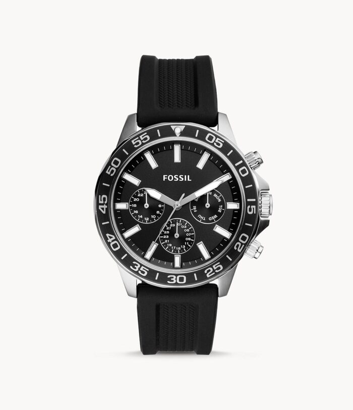 Bannon Multifunction Black Silicone Watch jewelry