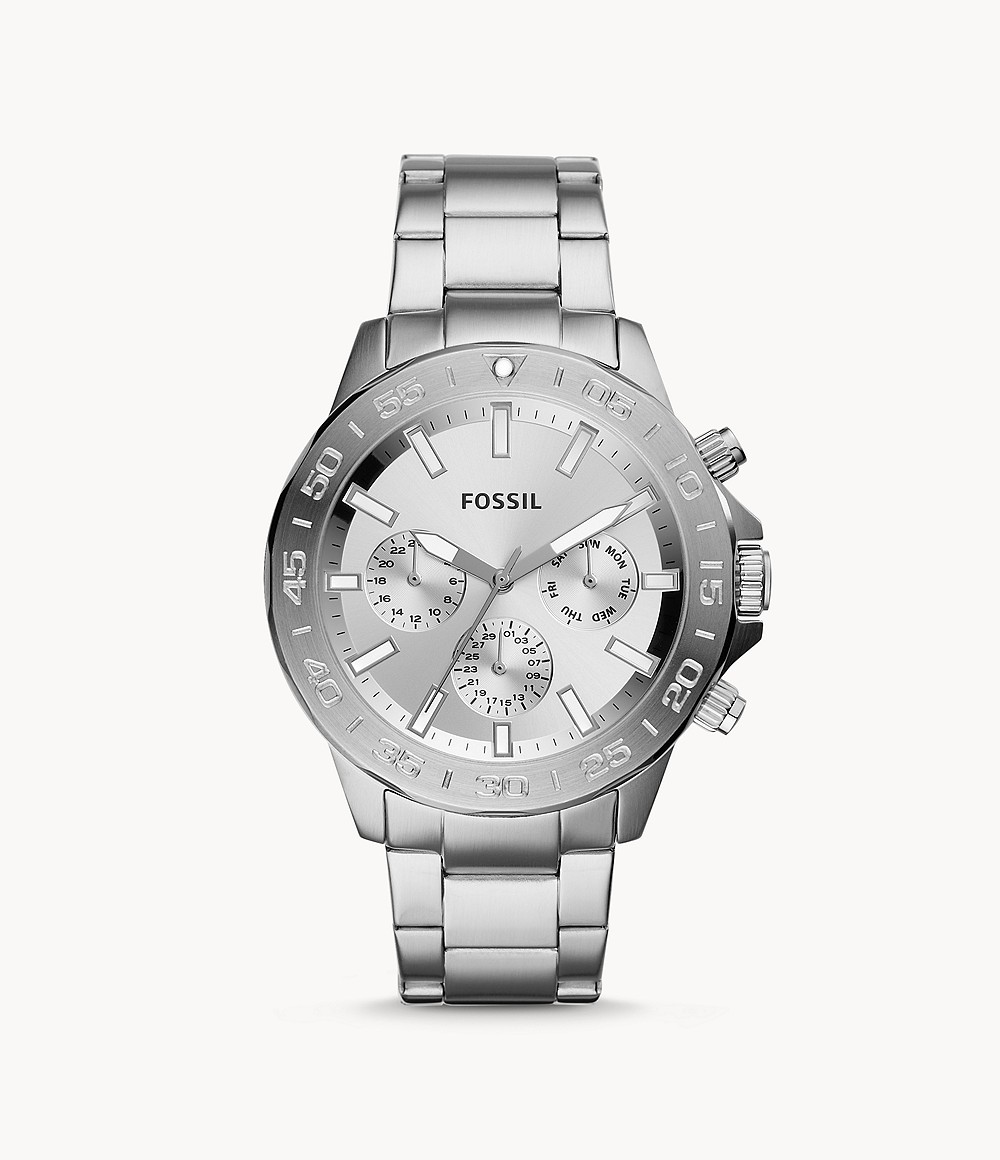 Bannon Multifunction Stainless Steel Watch jewelry