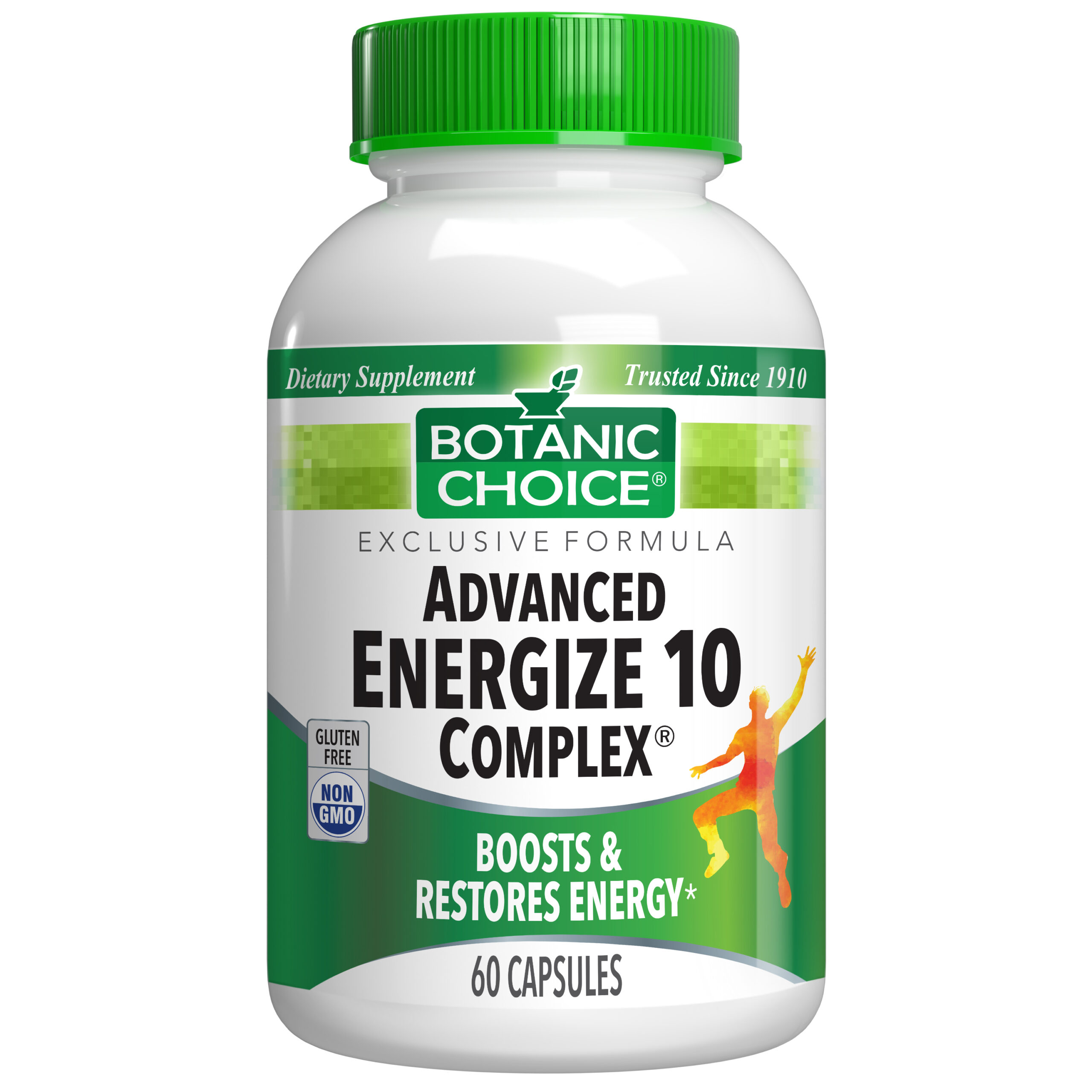 Botanic Choice Advanced Energize 10 Complex® - Energy Support Supplement - 60 Capsules