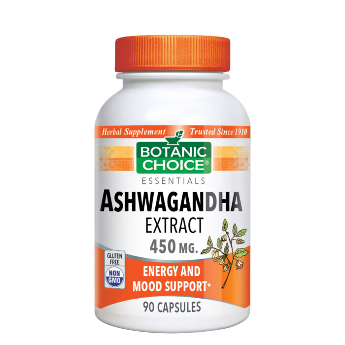 Botanic Choice Ashwagandha Extract - Energy Support Supplement - 90 Capsules