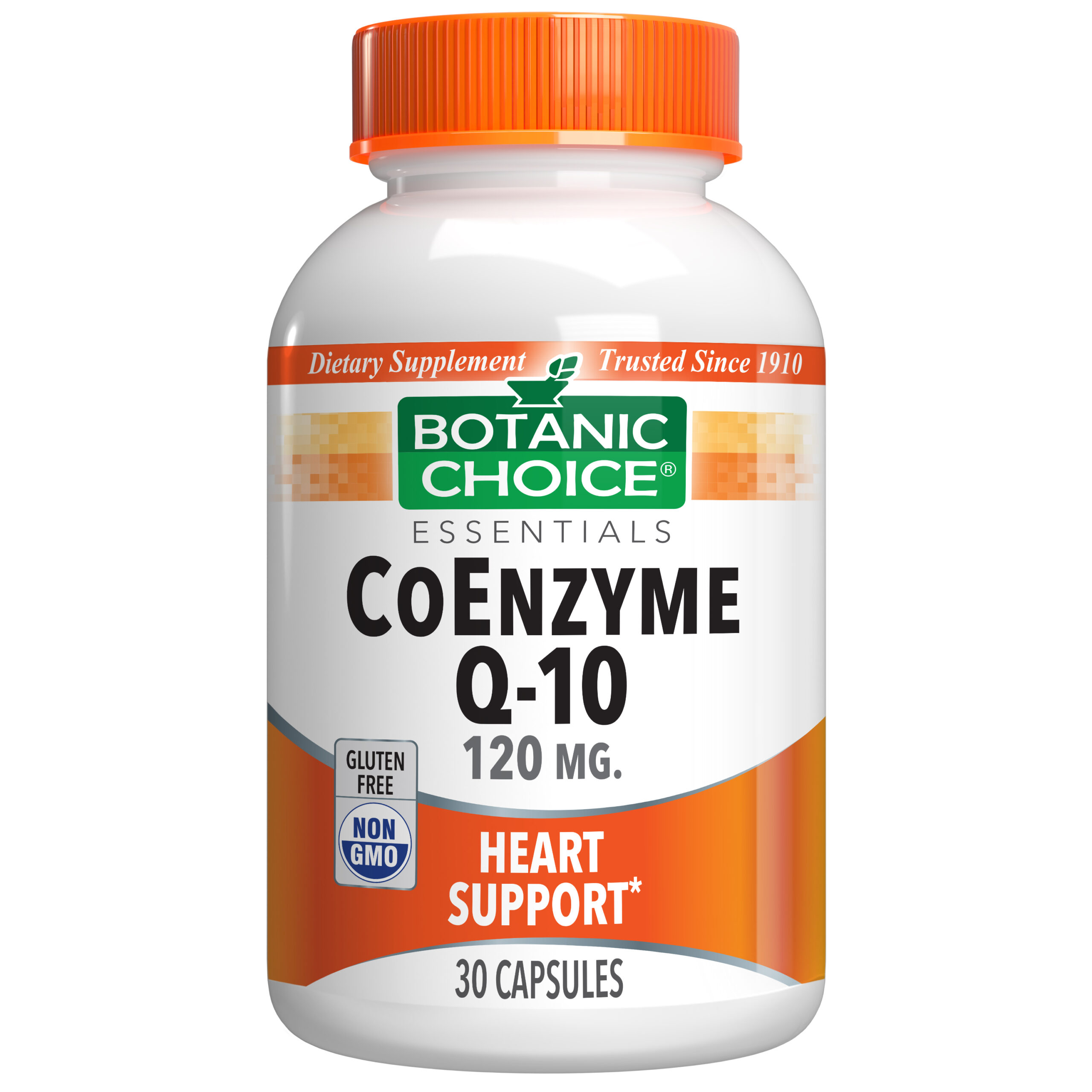 Botanic Choice CoEnzyme Q-10 120 mg - Heart Support Supplement - 30 Capsules