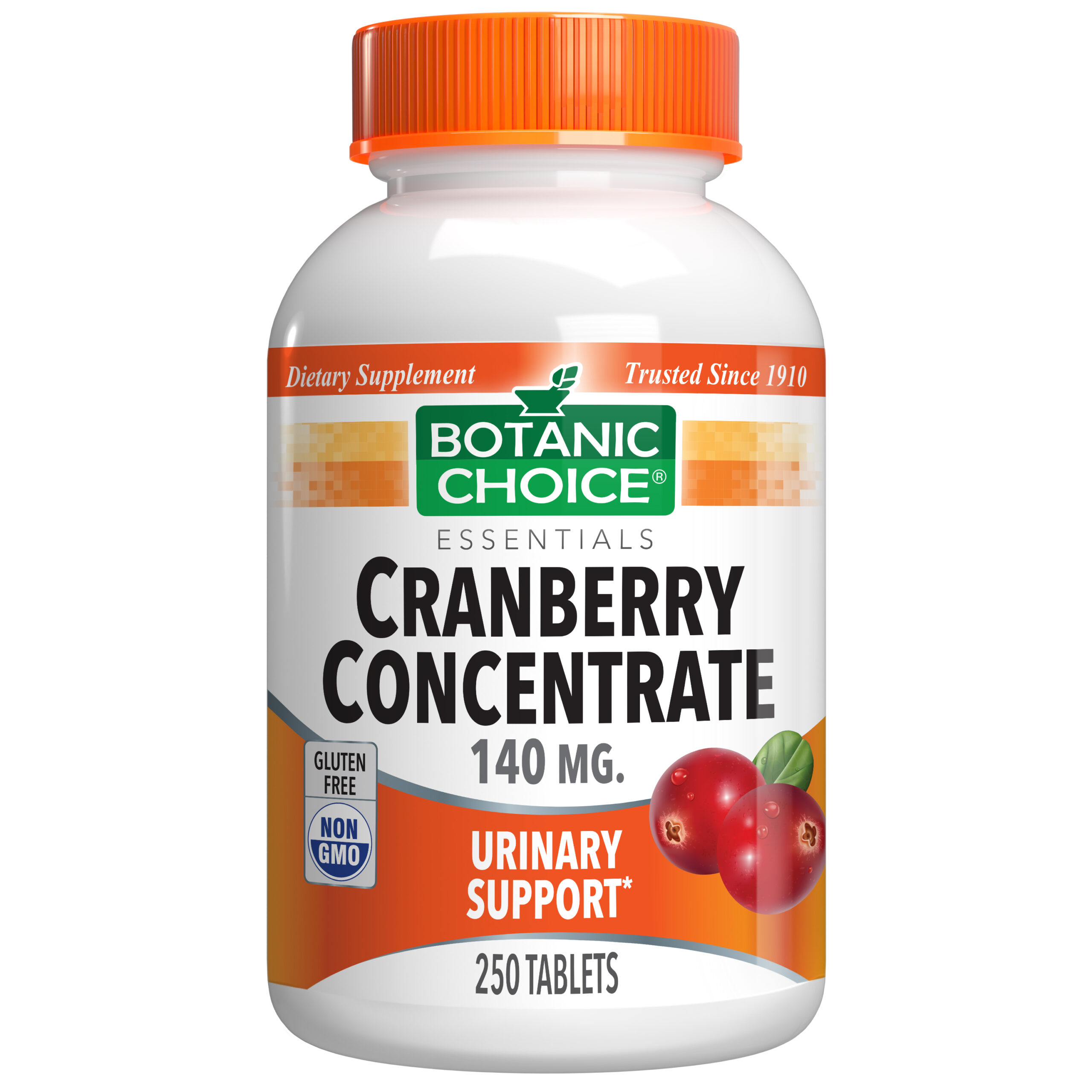 Botanic Choice Cranberry Concentrate Tablets - Antioxidants Supplement - 250 Tablets