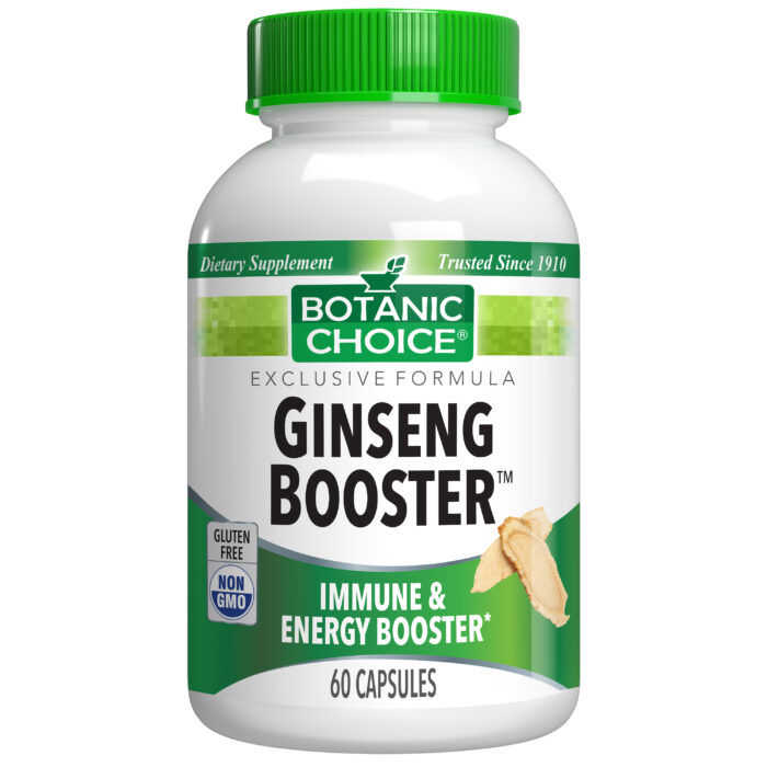 Botanic Choice Ginseng Booster™ - Energy Support Supplement - 60 Capsules