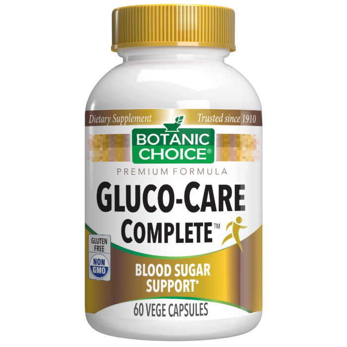 Botanic Choice Gluco-Care Complete - Blood Sugar Support Supplement - 60 Capsules