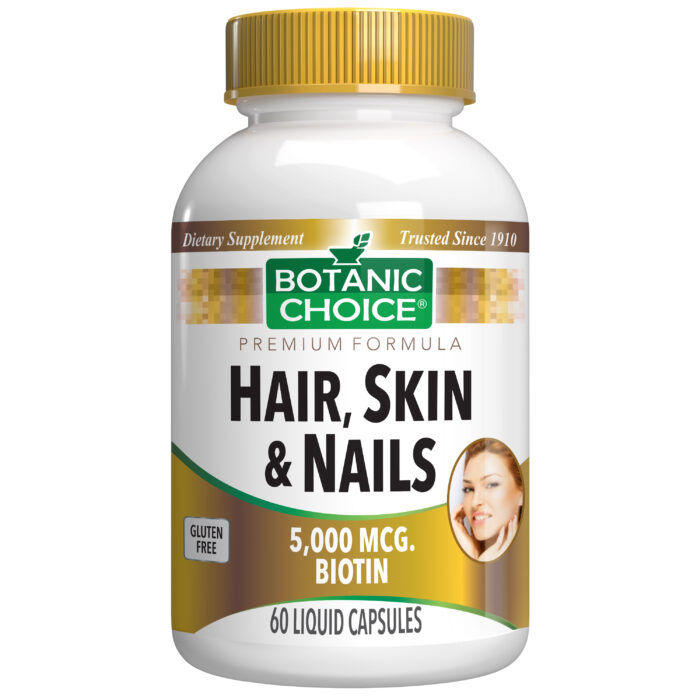 Botanic Choice Hair, Skin & Nails Support Formula - 60 Capsules