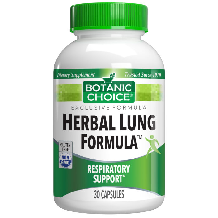 Botanic Choice Herbal Lung Formula™ - Respiratory Health Support Supplement - 30 Capsules