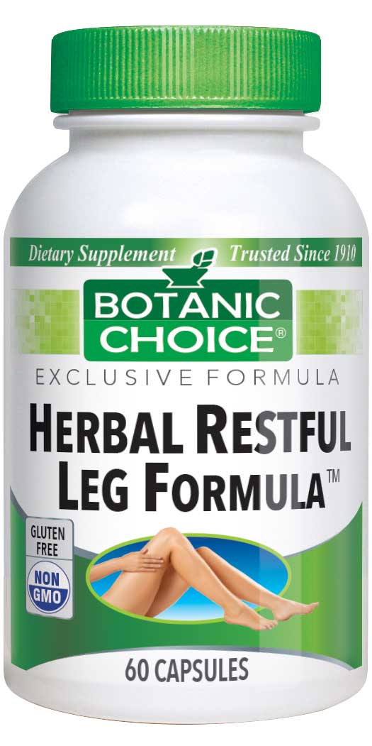 Botanic Choice Herbal Restful Leg Formula™ - Circulation Support Supplement - 60 Capsules