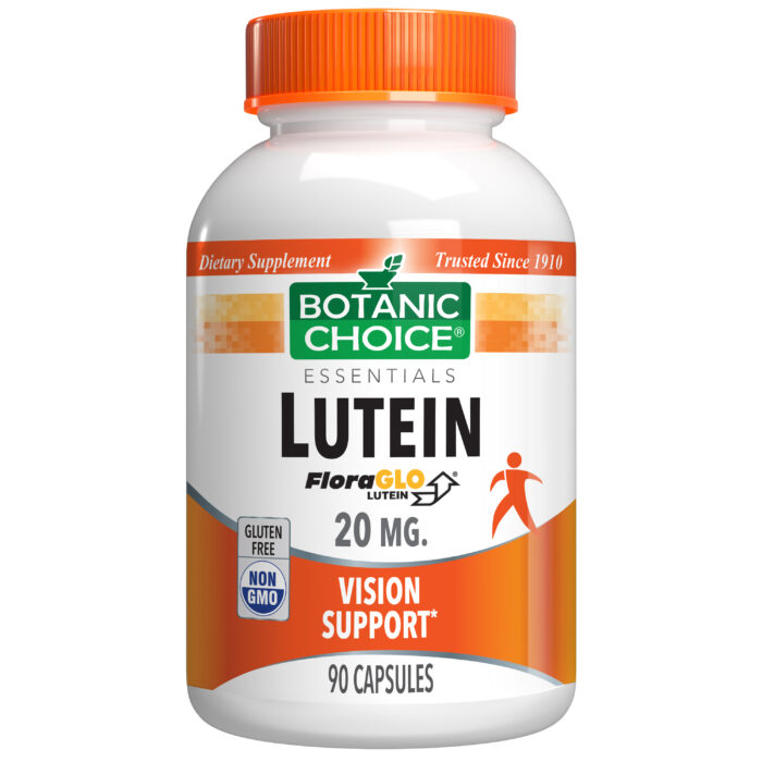 Botanic Choice Lutein 20 mg - Eyes / Vision Support Supplement - 90 Capsules