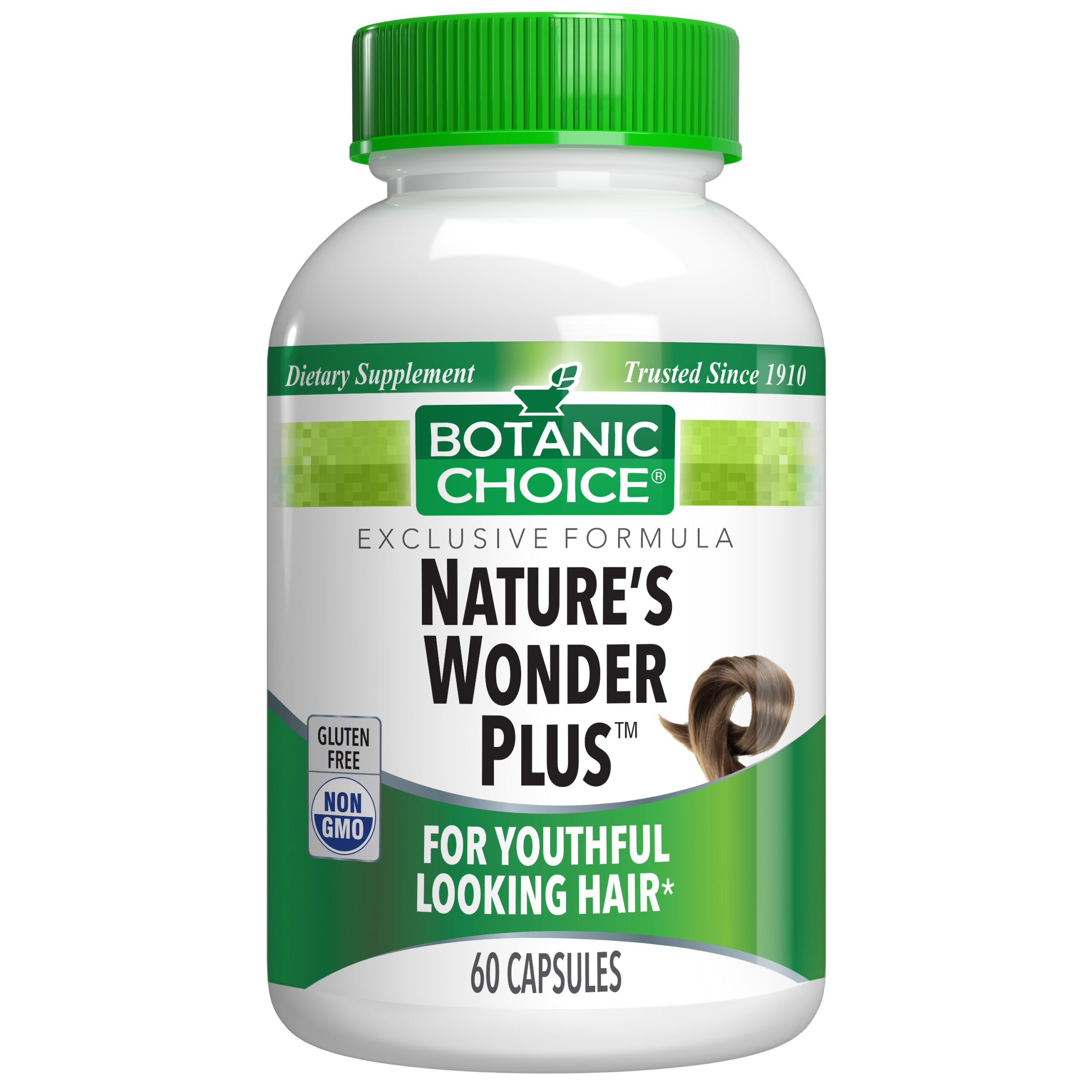 Botanic Choice Nature's Wonder Plus - Youthful Hair Support Supplement - 60 Capsules