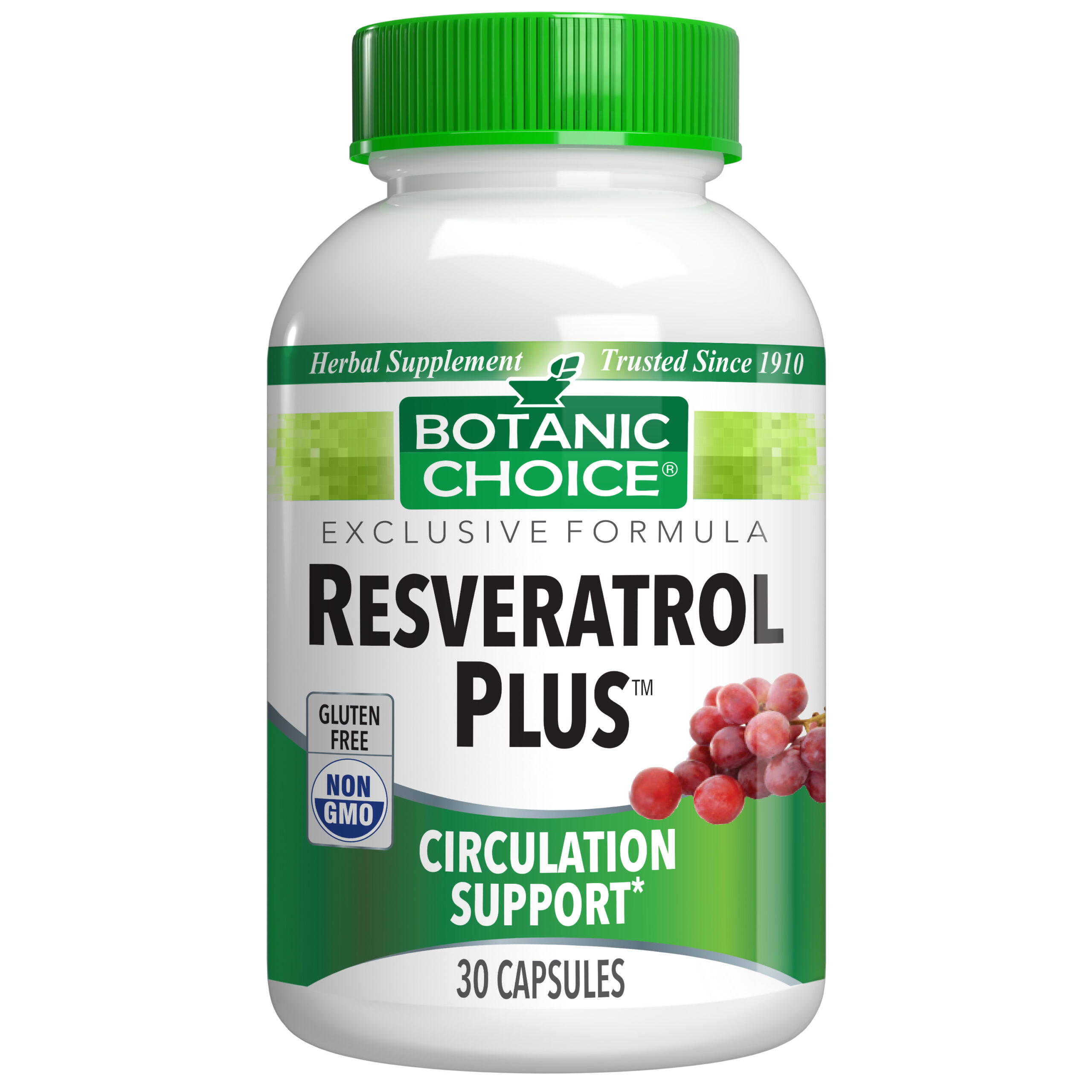 Botanic Choice Resveratrol Plus™ - Heart Support Supplement - 30 Capsules