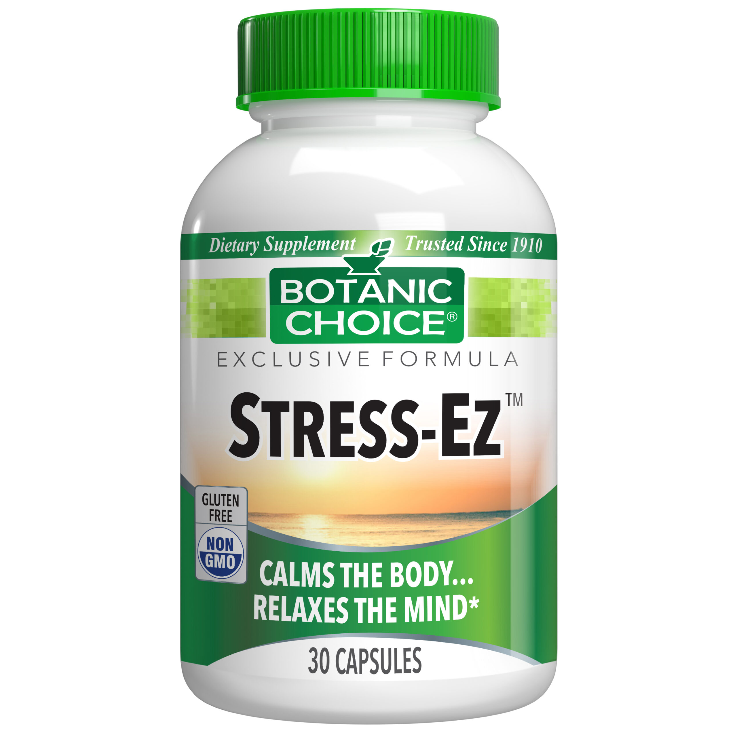 Botanic Choice Stress-Ez™ - Stress Relief Support Supplement - 30 Capsules