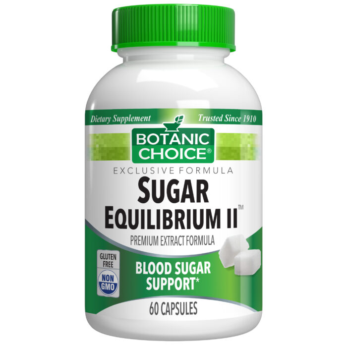 Botanic Choice Sugar Equilibrium II™ - Blood Sugar Support Supplement - 60 Capsules