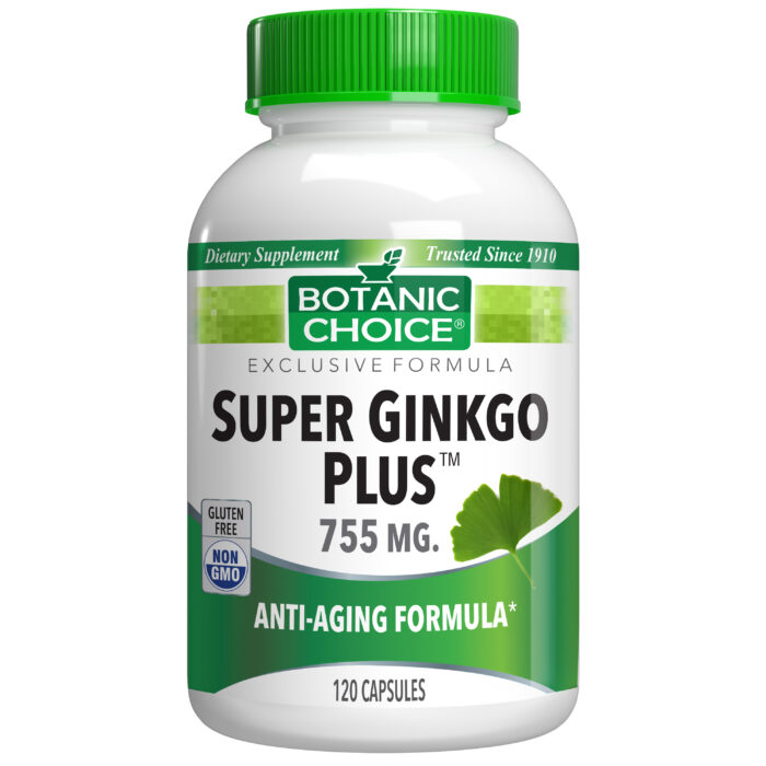 Botanic Choice Super Ginkgo Plus™ - Memory Support Supplement - 120 Capsules