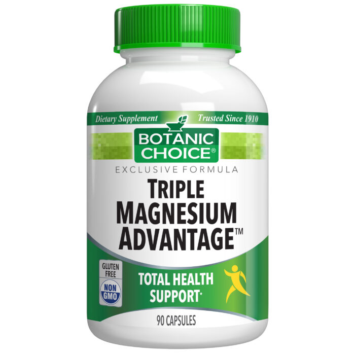 Botanic Choice Triple Magnesium Advantage™ - Total Health Support Supplement - 90 Capsules