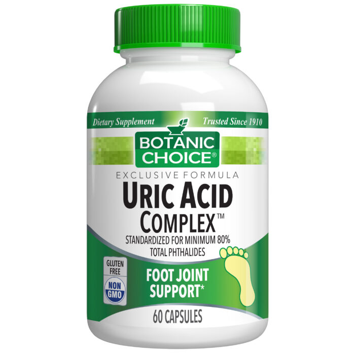 Botanic Choice Uric Acid Complex™ - Foot Joint Support Supplement - 60 Capsules