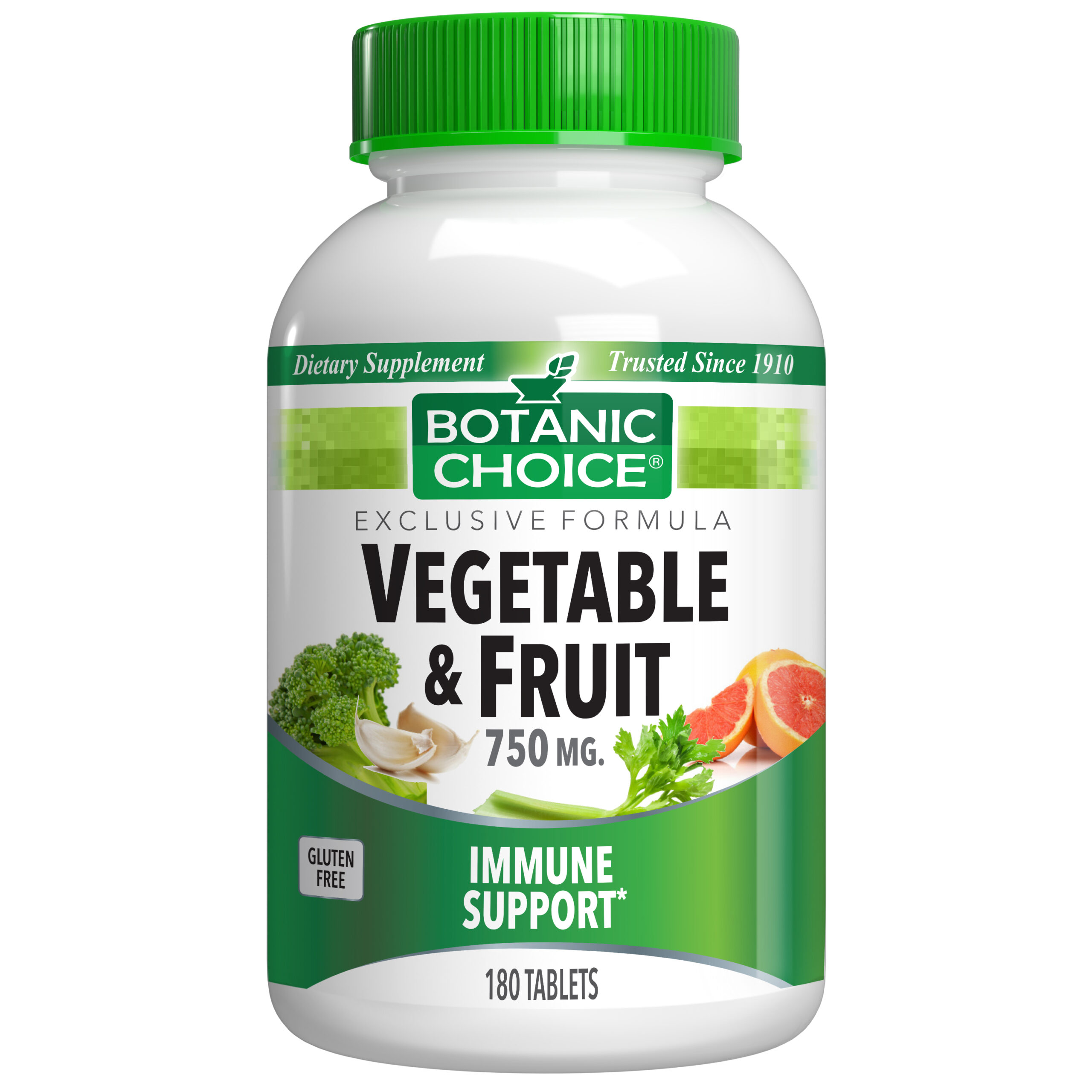 Botanic Choice Vegetable & Fruit - Immune Support Supplement - 180 Tablets