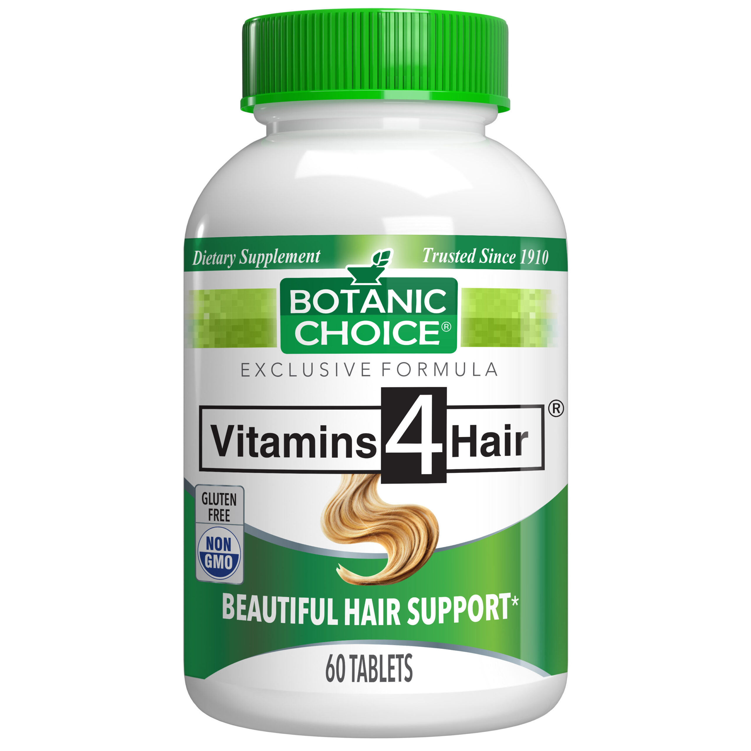 Botanic Choice Vitamins 4 Hair® - Youthful Hair Support Supplement - 60 Tablets