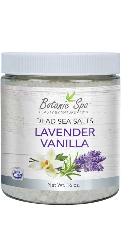 Botanic Spa Dead Sea Salts - Lavender Vanilla Scented - 16 Oz