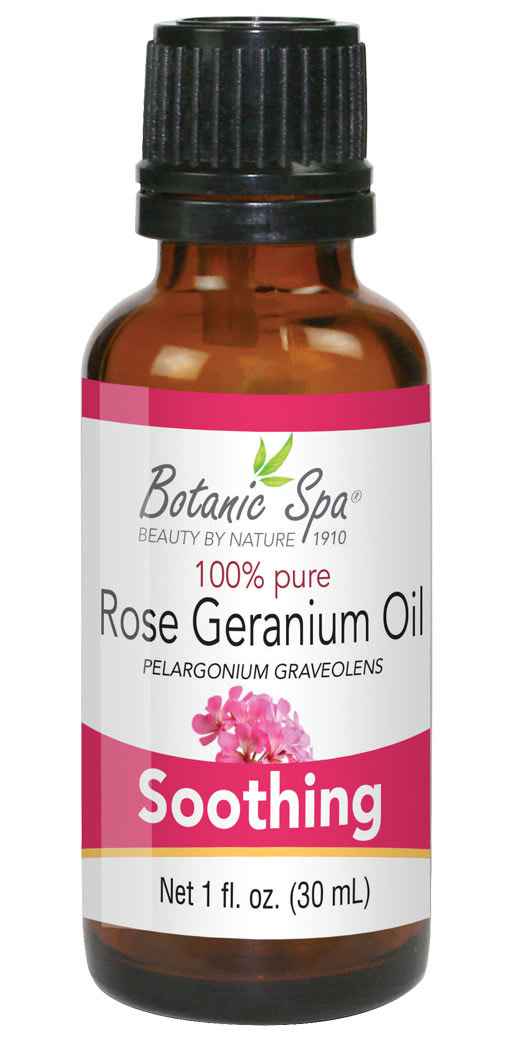 Botanic Spa Rose Geranium Essential Aromatherapy and Body Oil - 1 Oz