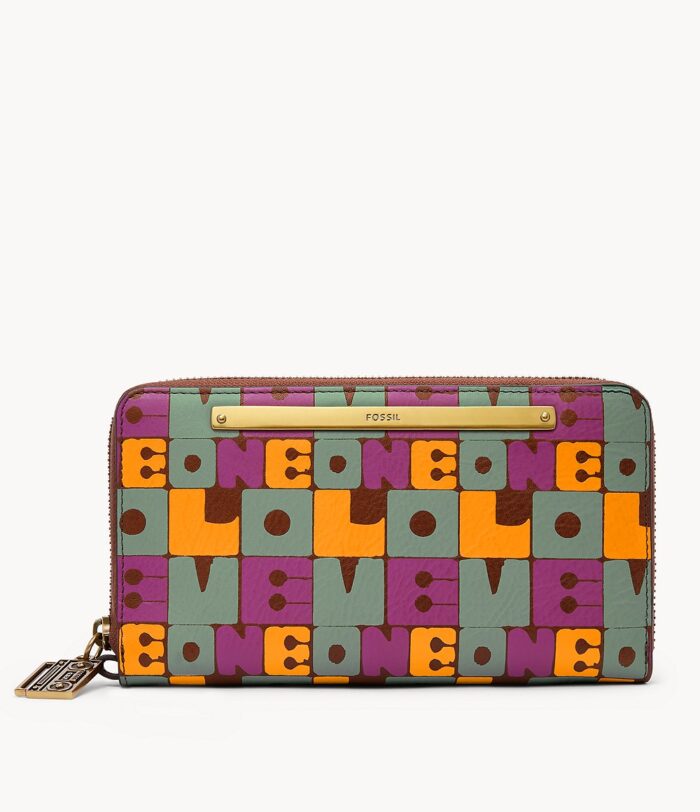 Cedella Marley X Fossil International Women's Day Limited Edition Liza Zip Around Clutch SL6598210