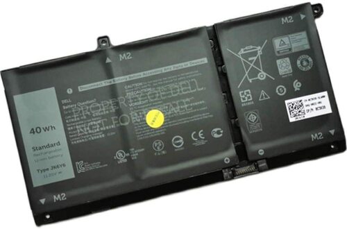 Dell C5KG6 JK6Y6 Laptop Battery for Select Dell Laptops - 3-Cell - 40Wh - Lithium-Ion - Black