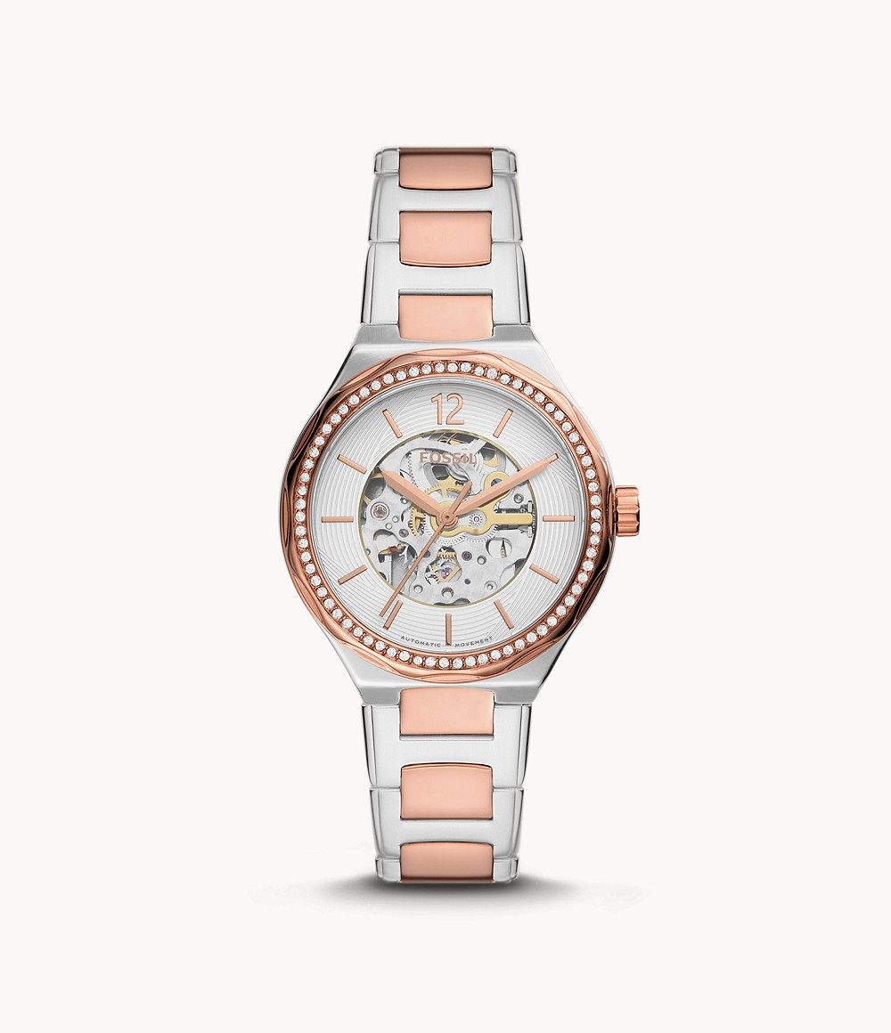 Eevie Automatic Two-Tone Stainless Steel Watch