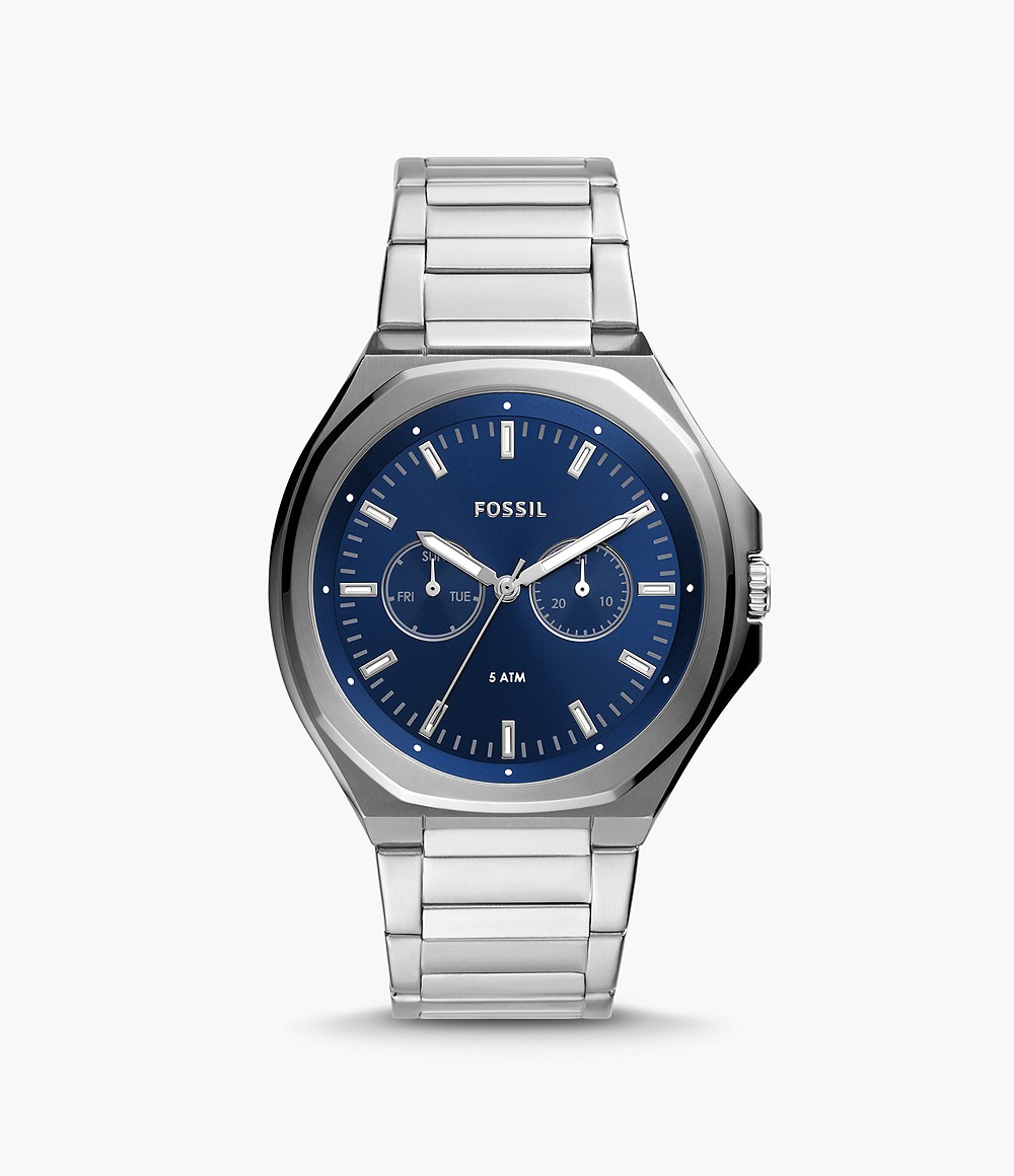 Evanston Multifunction Stainless Steel Watch