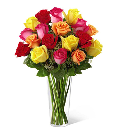 FTD® Bright Spark 18 Roses Bouquet