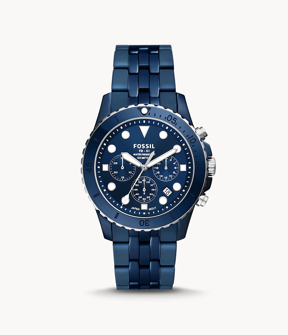 Fb-01 Chronograph Navy Ceramic Watch