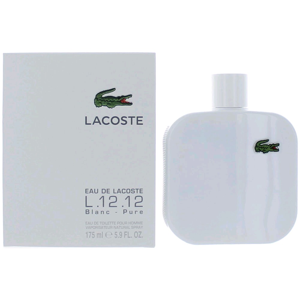 Lacoste L.12.12 White Blanc by Lacoste, 5.9 oz EDT Spray for Men