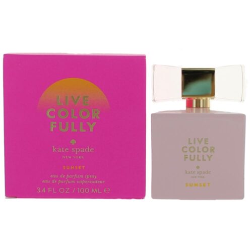 Live Colorfully Sunset by Kate Spade, 3.4 oz EDP Spray for Women