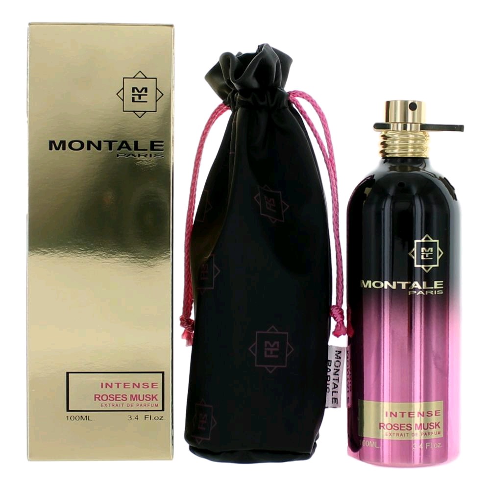 Montale Roses Musk Intense by Montale 3.3oz Extrait De Parfum Spray women