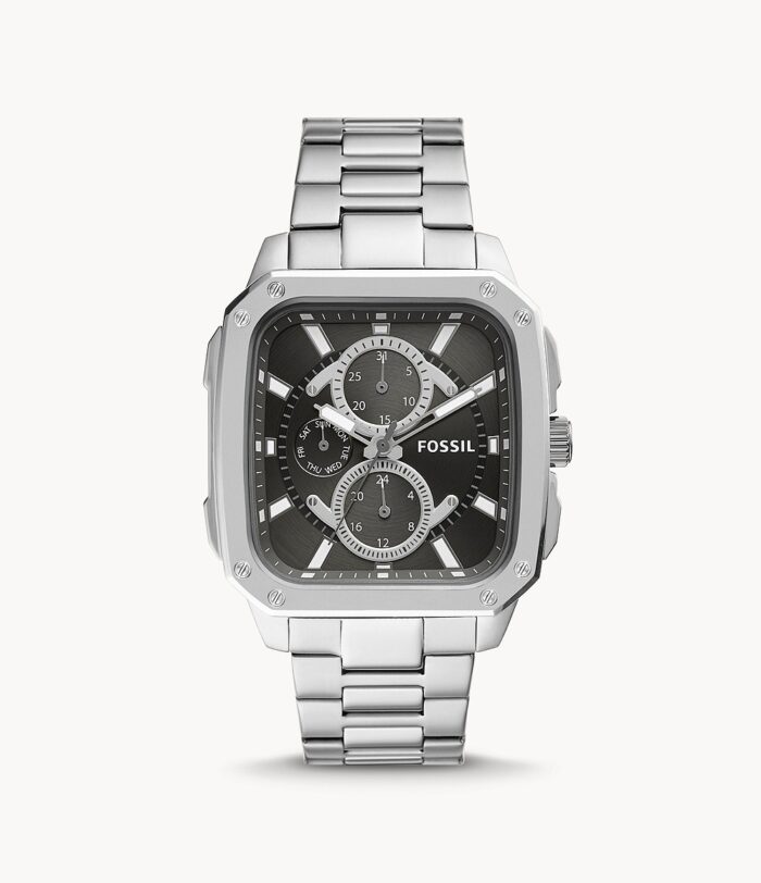 Multifunction Stainless Steel Watch