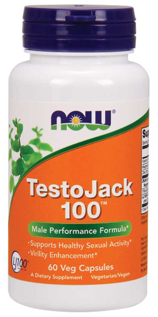 Now Foods Testojack Vege Vegetarian Capsules - 60 Veg Vegetarian Capsules