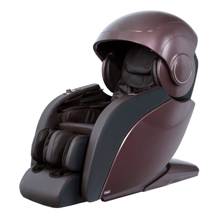 OS-4D Escape Massage Chair in Dark Brown W/ Black