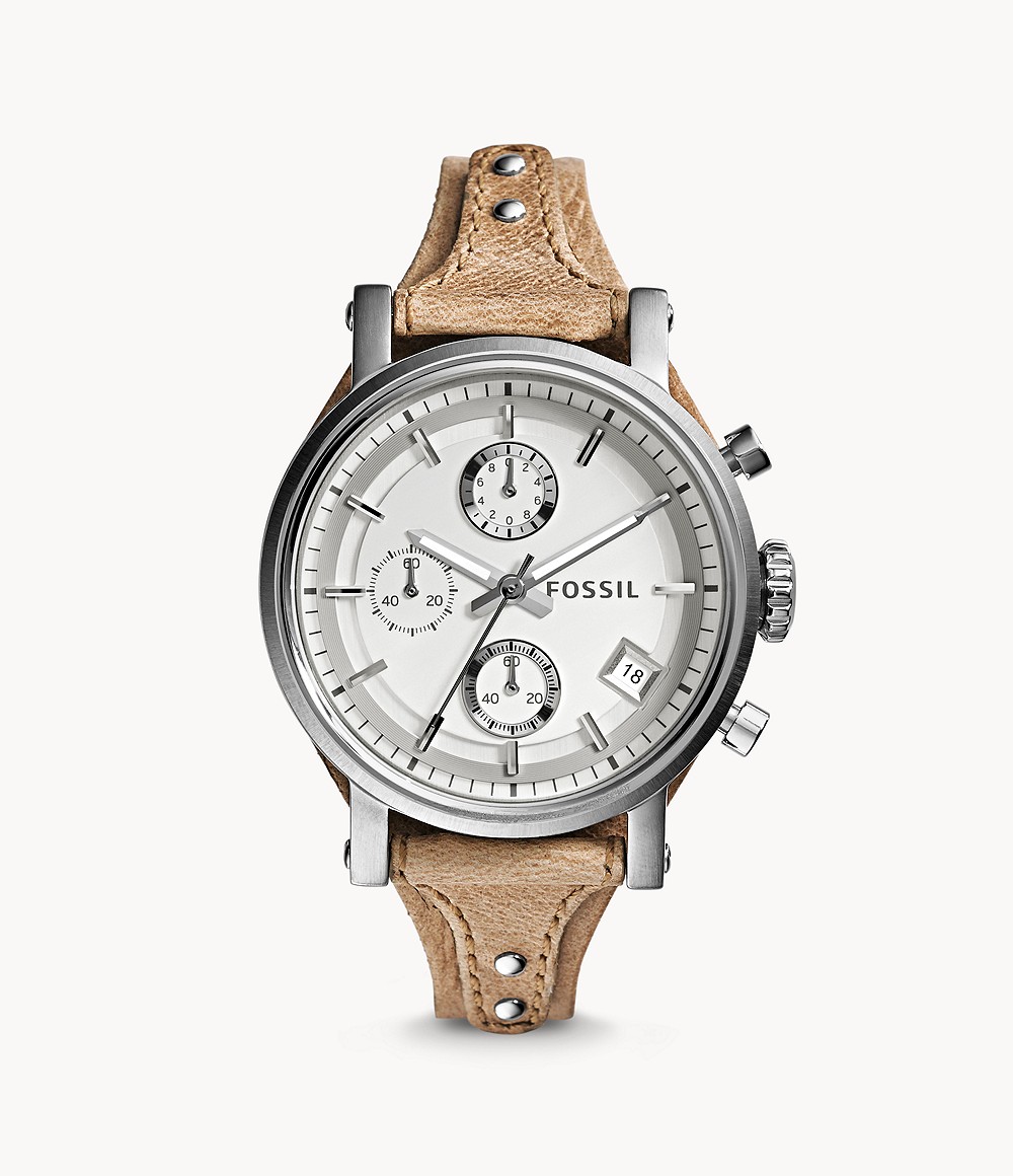 Original Boyfriend Chronograph Bone Leather Watch