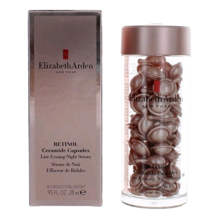 Retinol by Elizabeth Arden 60 Ceramide Capsules Line Erasing Night Serum women