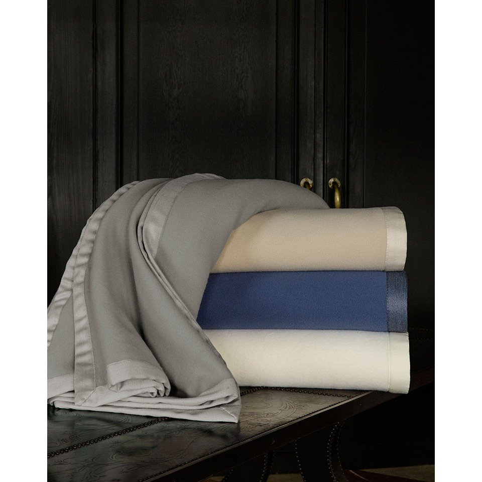 Sferra Olindo Twin Blanket in Sand, 75 in. W x 94 in. H