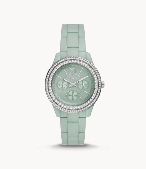 Stella Multifunction Green Castor Oil Watch