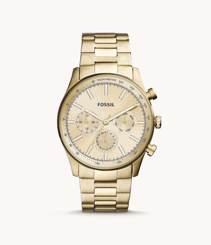 Sullivan Multifunction Gold-Tone Stainless Steel Watch