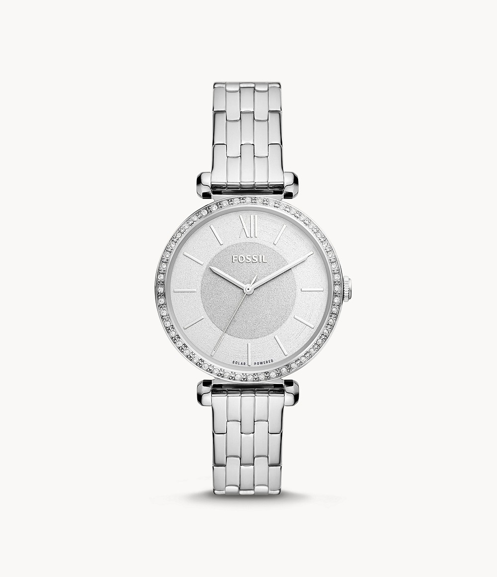 Tillie Solar-Powered Stainless Steel Watch