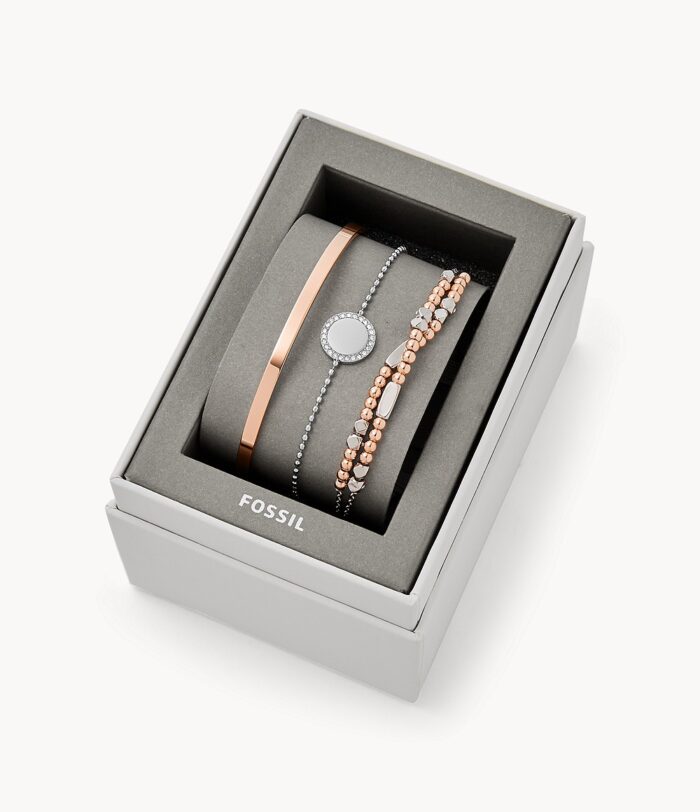 Two-Tone Steel Bracelet Gift Set jewelry JGFTSET1046