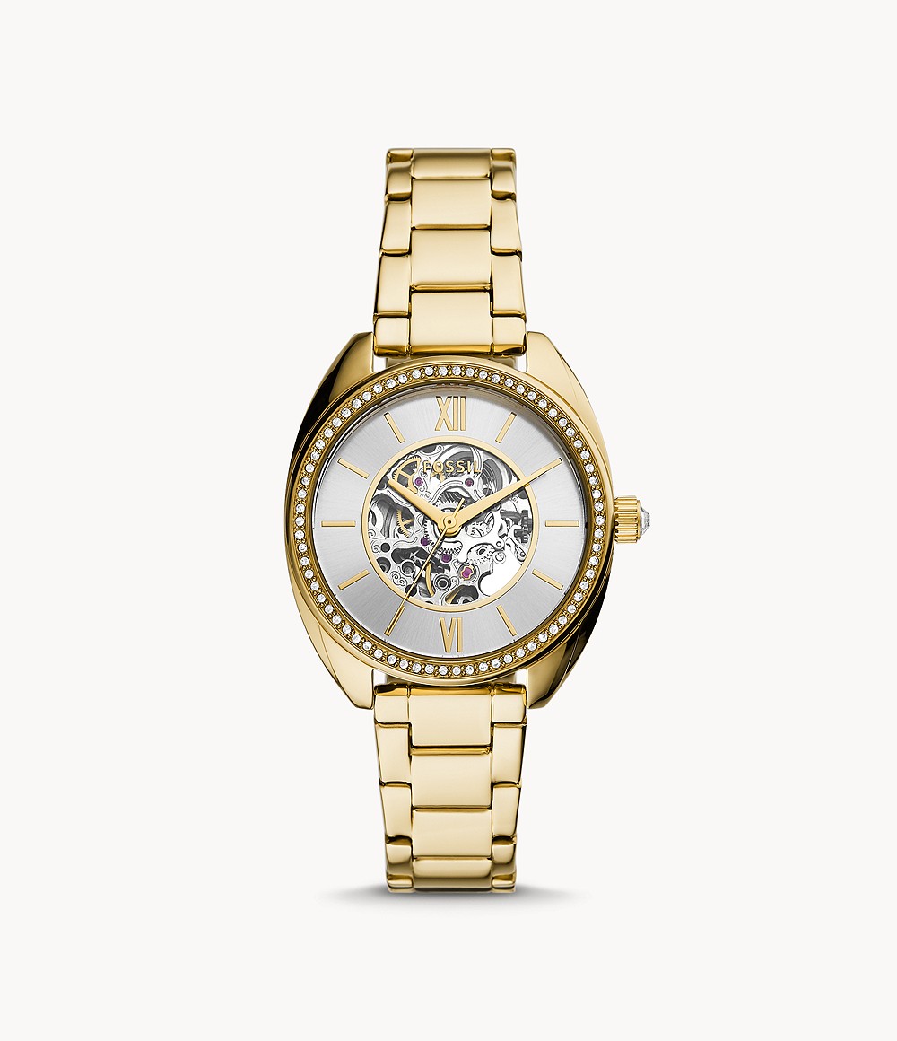 Vale Automatic Gold-Tone Stainless Steel Watch