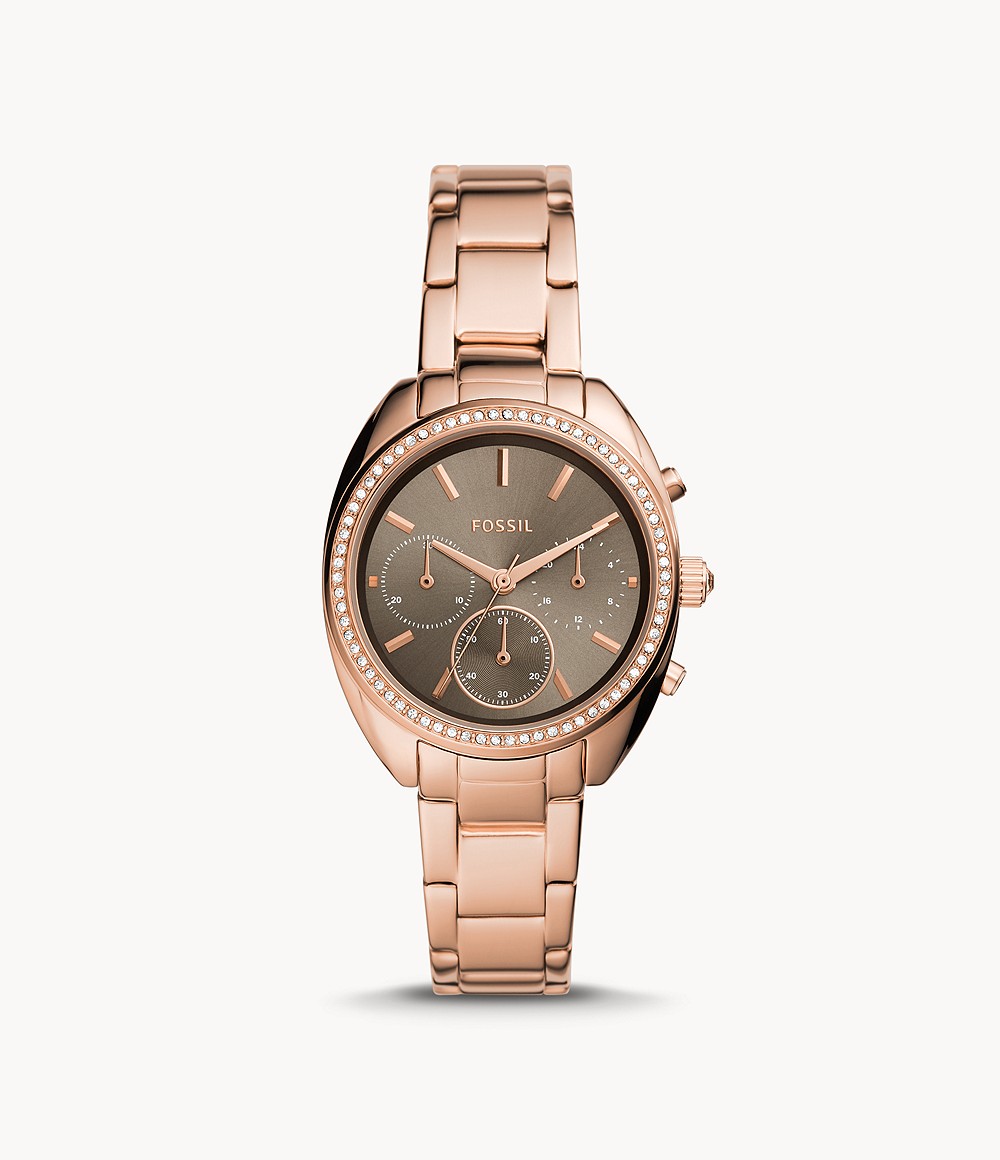 Vale Chronograph Rose Gold-Tone Stainless Steel Watch