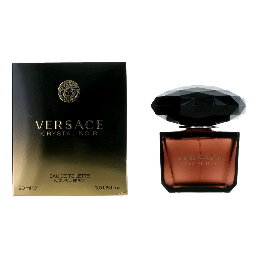 Versace Crystal Noir by Versace, 3 oz EDT Spray for Women