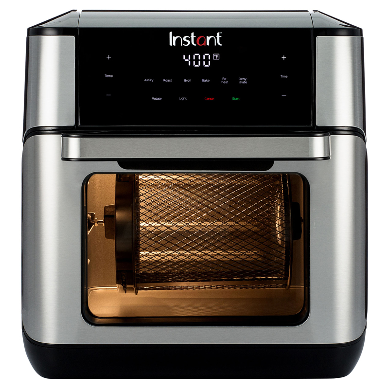 10 qt. Vortex Black & Silver Air Fryer Oven